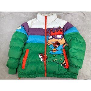 Rugrats Chuckie Sz 3XL Freeze Max Raglan Full-Zip Olympic Collar Puffer Jacket